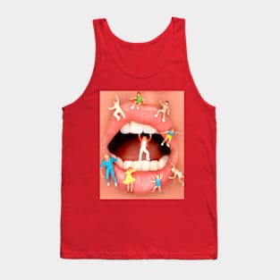 STAY BACK PEOPLE Tank Top